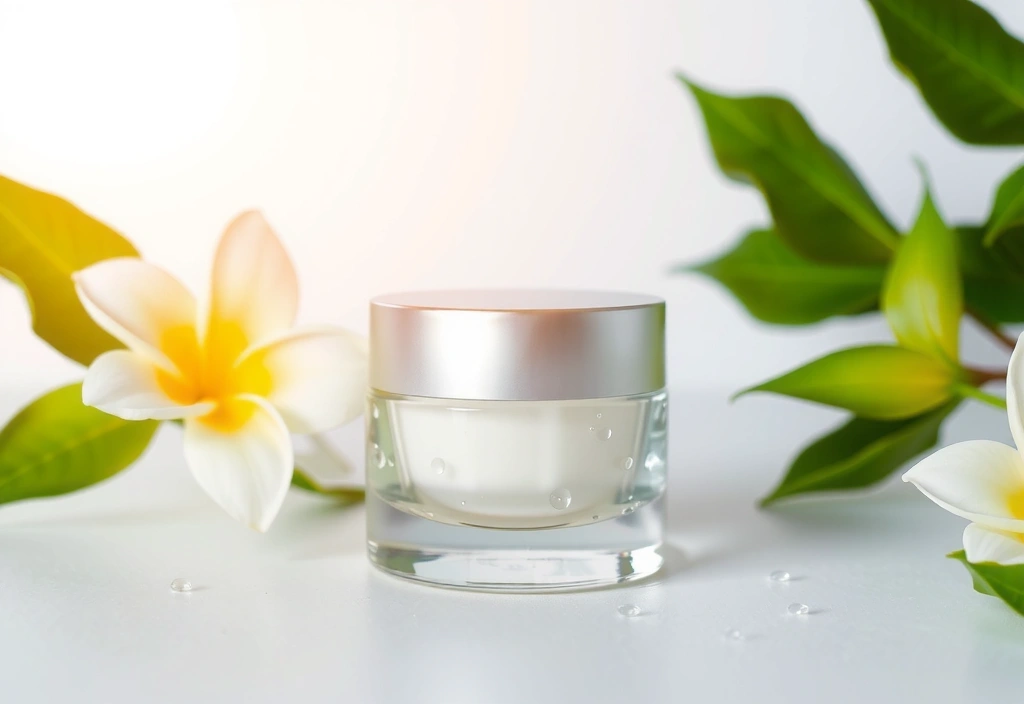 Hydrating Day Cream jar with water droplets